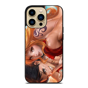 NAMI AND LUFFY ONE PIECE ROMANCE iPhone 14 Pro Max Case Cover