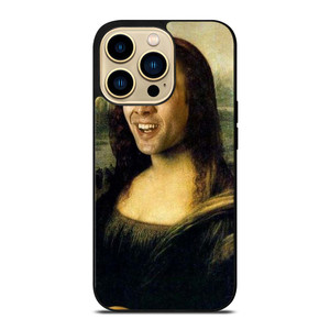NICOLAS CAGE MONALISA 2 iPhone 14 Pro Max Case Cover