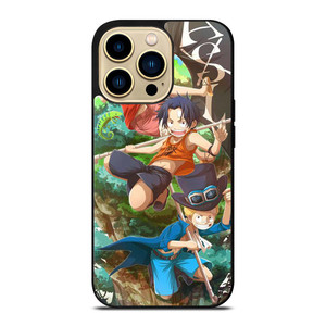 ONE PIECE LUFFY SABO ACE KID iPhone 14 Pro Max Case Cover
