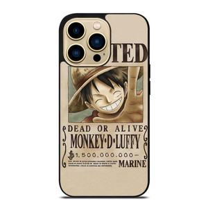 ONE PIECE MONKEY D LUFFY WANTED iPhone 14 Pro Max Case Cover