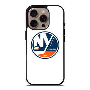 NEW YORK ISLANDER LOGO WHITE iPhone 16 Pro Case Cover