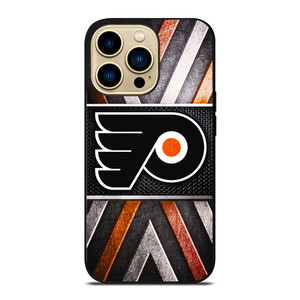PHILADELPIA FLYERS METAL LOGO iPhone 14 Pro Max Case Cover