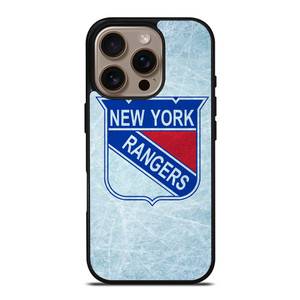 NEW YORK RANGERS NHL ICE LOGO iPhone 16 Pro Case Cover