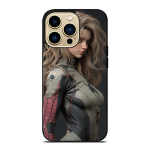 SPIDER GIRL MARVEL COMICS CARTOON SEXY iPhone 14 Pro Max Case Cover