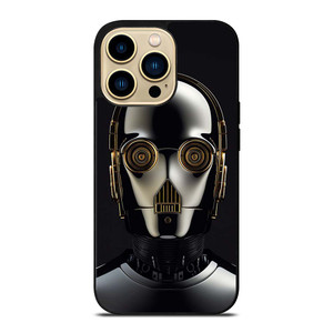 STAR WARS DROID C-3PO FACE iPhone 14 Pro Max Case Cover