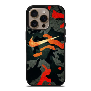 NIKE LOGO COLORFUL CAMO iPhone 16 Pro Case Cover NIKE LOGO COLORFUL CAMO iPhone 16 Pro Case Cover