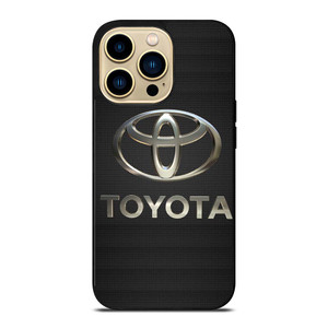 TOYOTA LOGO CAR ICON CARBON iPhone 14 Pro Max Case Cover