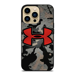 UNDER ARMOUR LOGO RED CAMO iPhone 14 Pro Max Case Cover