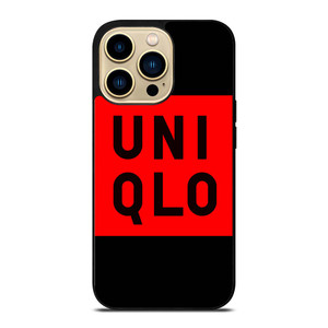 UNIQLO LOGO RED BLACK iPhone 14 Pro Max Case Cover
