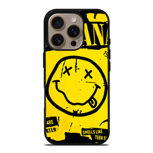 NIRVANA ROCK BAND SMILEY iPhone 16 Pro Case Cover