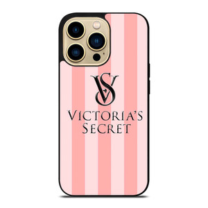 VICTORIA'S SECRET PINK STRIPES iPhone 14 Pro Max Case Cover