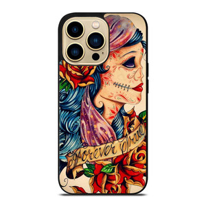 VINTAGE SUGAR SCHOOL TATTOO iPhone 14 Pro Max Case Cover