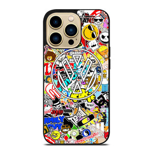 VW STICKER BOMB iPhone 14 Pro Max Case Cover