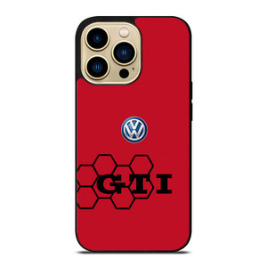 VW VOLKSWAGEN RED HONEYCOMB iPhone 14 Pro Max Case Cover