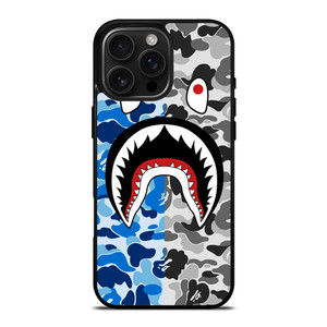 CAMO BAPE SHARK iPhone 16 Pro Max Case Cover CAMO BAPE SHARK iPhone 16 Pro Max Case Cover