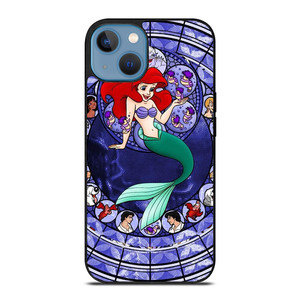 ARIEL THE LITTLE MERMAID ART GLASSES iPhone 13 Case Cover