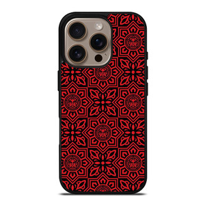 OBEY RED LOGO PATTERN iPhone 16 Pro Case Cover OBEY RED LOGO PATTERN iPhone 16 Pro Case Cover
