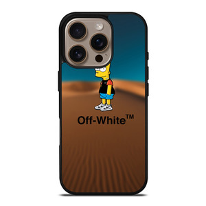 OFF WHITE BART SIMPSONS iPhone 16 Pro Case Cover