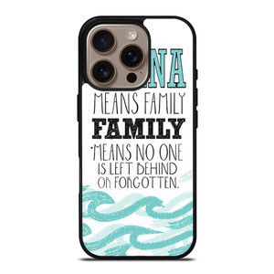 OHANA FAMILY QUOTES STITCH LILLO iPhone 16 Pro Case Cover