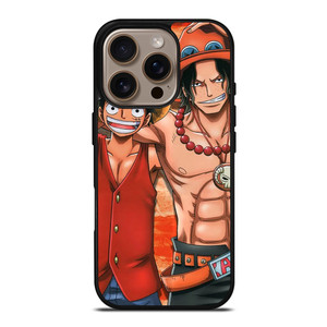 ONE PIECE ACE AND LUFFY iPhone 16 Pro Case Cover ONE PIECE ACE AND LUFFY iPhone 16 Pro Case Cover