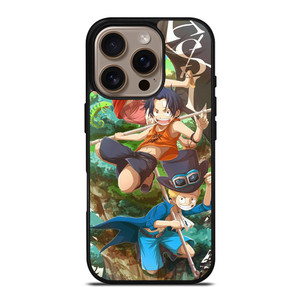ONE PIECE LUFFY SABO ACE KID iPhone 16 Pro Case Cover ONE PIECE LUFFY SABO ACE KID iPhone 16 Pro Case Cover