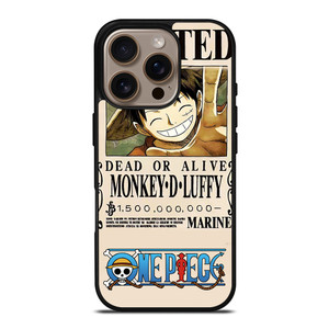 ONE PIECE LUFFY WANTED iPhone 16 Pro Case Cover ONE PIECE LUFFY WANTED iPhone 16 Pro Case Cover