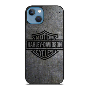 HARLEY DAVIDSON MOTORCYCLES COMPANY LOGO METAL iPhone 13 Case Cover
