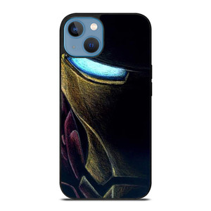 IRONE MAN AVENGERS FACE ART iPhone 13 Case Cover
