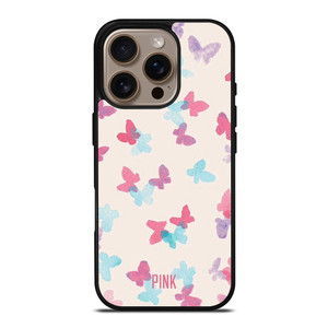 PINK NATION BUTTERFLY BRUSH iPhone 16 Pro Case Cover PINK NATION BUTTERFLY BRUSH iPhone 16 Pro Case Cover