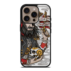 PIRATE STICK TO YOUR GUNS TATTOO iPhone 16 Pro Case Cover PIRATE STICK TO YOUR GUNS TATTOO iPhone 16 Pro Case Cover