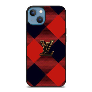 LOUIS VUITTON LV LOGO PATTERN RED iPhone 13 Case Cover