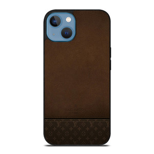 LOUIS VUITTON PARIS LV LOGO LEATHER BAG iPhone 13 Case Cover