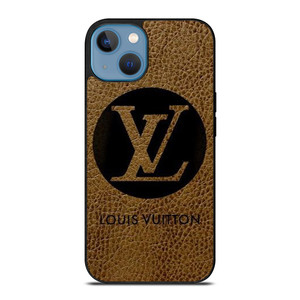 LOUIS VUITTON PARIS LV LOGO LEATHER iPhone 13 Case Cover