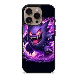 POKEMON POCKET MONSTER GENGAR SINISTER iPhone 16 Pro Case Cover POKEMON POCKET MONSTER GENGAR SINISTER iPhone 16 Pro Case Cover