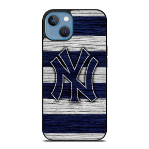 NEW YORK YANKEES BASEBALL TEAM WOODEN LOGO iPhone 13 Case Cover