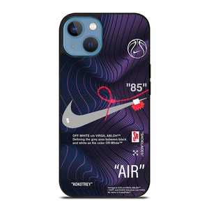 NIKE AIR JORDAN OFF WHITE PURPLE iPhone 13 Case Cover