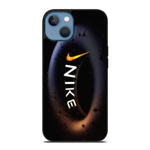 NIKE BLACK RING LOGO iPhone 13 Case Cover