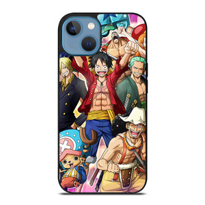 ONE PIECE CHARACTER STRAW HATS iPhone 13 Case Cover