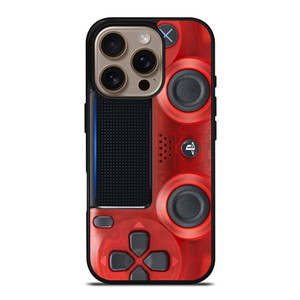 PS4 CONTROLLER PLAY STATION RED iPhone 16 Pro Case Cover