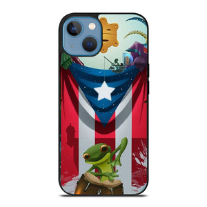 PUERTO RICO FROG FLAG iPhone 13 Case Cover