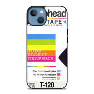 RADIOHEAD VIDEOTAPE VHS T-120 iPhone 13 Case Cover