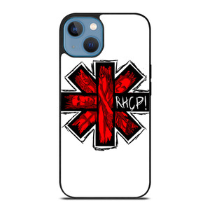 RED HOT CHILI PEPPERS LOGO WHITE iPhone 13 Case Cover