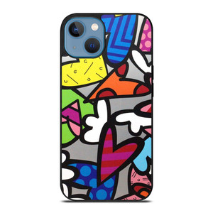 ROMERO BRITTO ABSTRACT LOVE iPhone 13 Case Cover