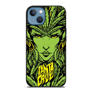 SANTA CRUZ SKATEBOARD LADY LEAFS iPhone 13 Case Cover