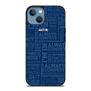 SEATTLE SEAHAWKS NFL QUOTE iPhone 13 Case Cover