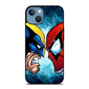 SPIDERMAN VS WOLVERINE MARVEL COMICS iPhone 13 Case Cover