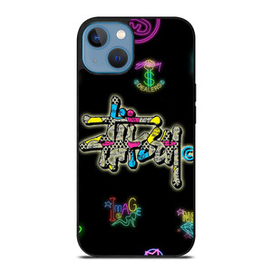 STUSSY LOGO THE DEALERS COLORFUL ICON iPhone 13 Case Cover