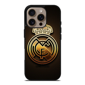 REAL MADRID FC GOLD iPhone 16 Pro Case Cover REAL MADRID FC GOLD iPhone 16 Pro Case Cover