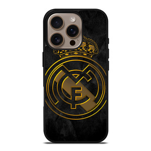 REAL MADRID GOLD iPhone 16 Pro Case Cover REAL MADRID GOLD iPhone 16 Pro Case Cover