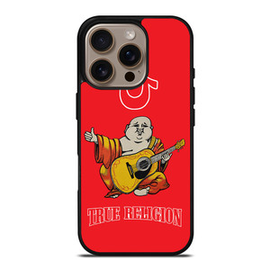 RED BIG BUDDHA TRUE RELIGION iPhone 16 Pro Case Cover